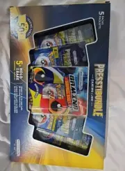 1 PRESSTINE POKEMON GAMING PRESSTI BUNDLE 50+ Pokémon Cards SEALED NEW