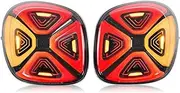 Rear Tail Lights with Welcome Light for Smart for Fortwo for Forfour 453 2015 2016 2017 2018 2019 2020 2021 (Color : 1)