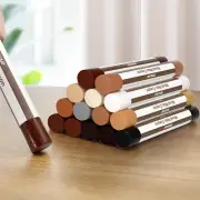 12-Color Wood Filler Sticks - Wax Crayons for Scratches, Cracks, Holes