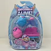 Hatchimals Alive Hatch N Stroll Playset with Stroller Toy & 2 Mini Figures
