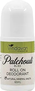 Vrindavan Patchouli Bliss Roll-On Deodorant, 50 Milliliter