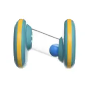 Halilit Tummy Time Rattling Spinning Tubes Kids/Childrens Pretend Play Toy 3m+