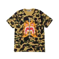 在飛比找蝦皮購物優惠-A Bathing ape bape 黃迷彩 老虎 短T 全