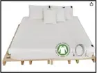 CONDUCTIVE Brand Grounding Sheet for Bed Organic Cotton Silver with Ground Co.*