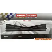 Carrera Chicane Slot-Car 3-Track Sections 1:24 Children Toy Set Black 8y+