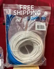 Cables-To-Go #21472 100 FT , CAT5E, MOLDED WHITE (NIP)