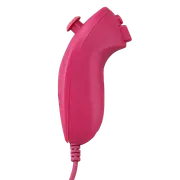 New Aftermarket Nintendo Wii Pink Nunchuck Numchuck