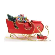 Santa Sleigh Lifesize and Mini Cardboard Cutout Christmas Standee / Standup Xmas