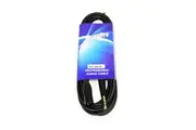 BravoPro PXJ006-06 6M 3-pin XLR Male to 6.5mm TRS Jack Signal Cable - Black