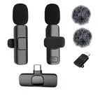 Wireless Lavalier Microphone for iPhone, iPad and Android Devices, Noise Canc...