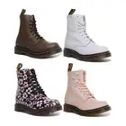 Dr Martens 1460 Pascal Lace up Hardware Boots In Light Pink Size UK 3 - 9