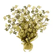 Beistle 50 Gleam 'N Burst Centerpiece (Gold) - Decoration for Anniversary