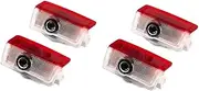 Kucehiup Car Led Door Logo Light Ground Courtesy Door Light Projector 4Pcs Compatible with A B C E M G GLB GLC GLE GLS