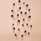Nails Pipe False Nails Trendy Durable Rectangular Water Pipe Design for Stylish