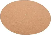 TOBBOMEY Cork Turntable Mat for Vinyl Records Anti-Slip Design Protective Pad for Record Players Reduces Static Buildup Enhances Sound Quality and Aesthetic Appeal