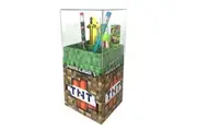 Minecraft Desk Stationery Caddy Storage Organiser w Sword Pen Pencils Pens Ruler