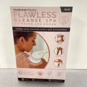 Finishing Touch Flawless Cleanse Spa Spinning Spa Brush w/3 heads
