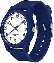 Kids Analog Watches For Girls Boys Kids, Watches Learning Time 50m Waterproof Children Watch Easy To Read For Ages 4-12 Kids Great Birthday Gifts Blue