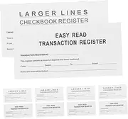 LAPYAPPE 10 Check Book Secretary Desk Register Checkbook Organizer Checkbook Register Checks Register Books Personal Accounting Notebook Check Registry for Personal Checkbook