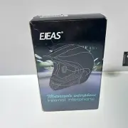 EJEAS V6 Pro Motorcycle Helmet Intercom Black Wireless Bluetooth Waterproof