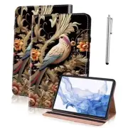 Case for Samsung Galaxy Samsung Galaxy Tab A7 10.4 Inch 2022/2020 Flower Birds