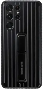 Original Samsung Galaxy S21 Ultra 5G Protective Standing Cover Case , Black