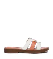 TARRAMARRA Women Sandals Leather Microfiber Upper Nonslip Ultra-soft Flats Slide