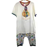 NEW Peter Alexander Harry Potter HOGWARTS Mens SIZE L Drop Crotch Shorts & Top