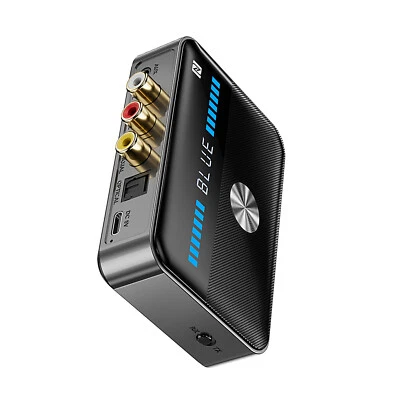 Bluetooth Transmitter Receiver Stereo Audio Adapter For TV Home Car AUX 3.5mm