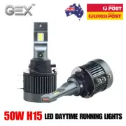 GEX 50W H15 Bulbs CANBUS Daytime Running Light For Volkswagen Audi BMW Mercedes