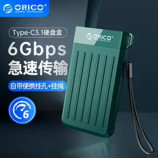 ORICO 奧睿科 Typec硬碟盒 2.5/3.5寸硬碟盒 筆電sata機械改移動 外接讀取 筆電 手機 桌面電腦通用