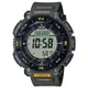 CASIO 卡西歐 男 PROTREK 環保太陽能戶外運動登山錶-軍綠(PRG-340-3)