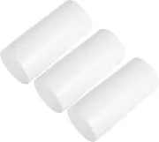 MERRYHAPY 3pcs Twist-up Mini Lotion Bottles for Travel Reusable Refillable Sample Containers White Plastic for DIY Essential Oils