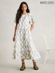 White Stuff White Spruce Jacquard Dress (H27551) | $196