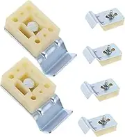 ETHZZLE 6pcs Undermount Sink Clips Kit for Bathroom and Kitchen Easy Installation Brackets for Secure Support Decorative Design Durable and Multipurpose Compatibility