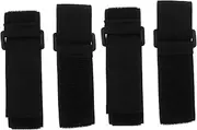 OSALADI Waterproof Bag Hook Loop Tape 10pcs Self Adhesive Straps Hook and Loop Belt Fixing Straps Adhesive