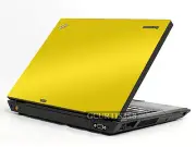 YELLOW Vinyl Lid Skin Cover Decal fits IBM Thinkpad T410 Laptop