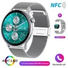 Amoled NFC Smart Watch For Men Women, Heart Rate Bluetooth Call For Android IOS