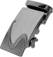 [Generic] Men' Automatic Buckle Leather Belt Buckles, 09, Size