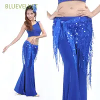 在飛比找蝦皮購物優惠-Bluevelvet 女式印度舞肚皮舞服裝肚皮舞三角圍巾肚皮