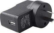USB Wall Charger 5V 500mA for iPod, Sony, Walkmam, SanDisk MP3 MP4 Player, Fitness Tracker, Fitbit, Black