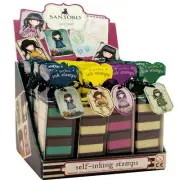 Gorjuss Santoro Set 4 Stamps in Gift Box Various Designs