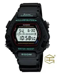 在飛比找Yahoo!奇摩拍賣優惠-【天龜】CASIO 冷光 200米潛水錶  經典  酷黑系列