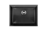Welba Kitchen Sink 58X44CM Stainless Steel Single Bowl Black