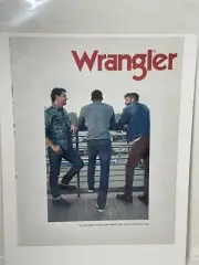 Wrangler Jeans Print Ad Wall Art Ephemera
