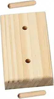 jojofuny Wooden Thread Holder Spool Stand Lightweight Portable Organizer for Yarn and Embroidery Thread Minimalist Design for Crafting Accessory for DIY Enthusiasts