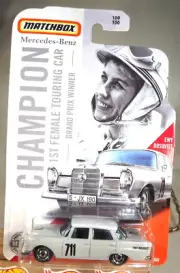 2020 Matchbox #100 Grand Prix Winner Ewy Rosqvist '62 MERCEDES-BENZ 220 SE SEDAN