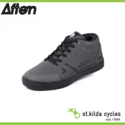Afton MTB Cycling Shoes Cooper Flat Sole Bike Shoes - Grey/Black