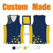 Custom Sublimated Netball Singlets Mesh Fabric Tank Tops for Tournaments 77