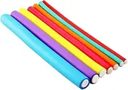 CLISPEED 20pcs Hair Rollers Multifunctional Hair Curler Sticks for Spiral Curls for Styles Random
